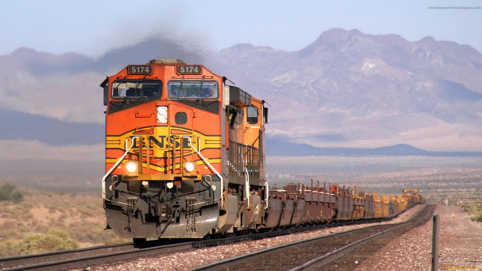 , bnsf, 5174, c44, 9w, , , , , 